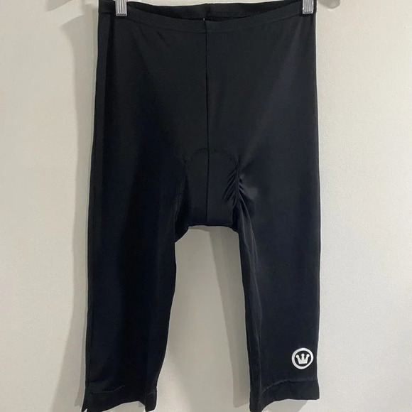 Canari Men's Black Padded Cycling Riding Shorts Size Large - Picture 1 of 6
